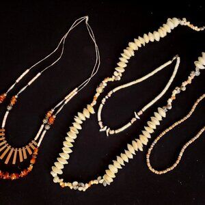 Lot of Beach Boho Shell Jewelry Necklaces